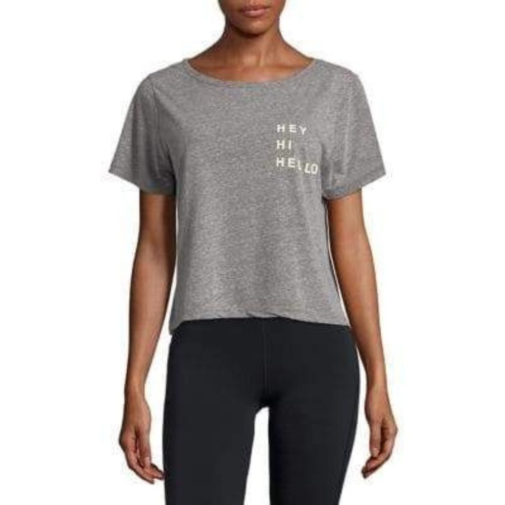 L good hYOUman  Short Sleeve Tee - Hey Hi Hello